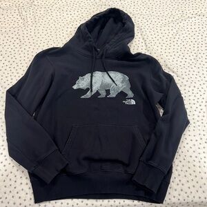 North face blue hoodie